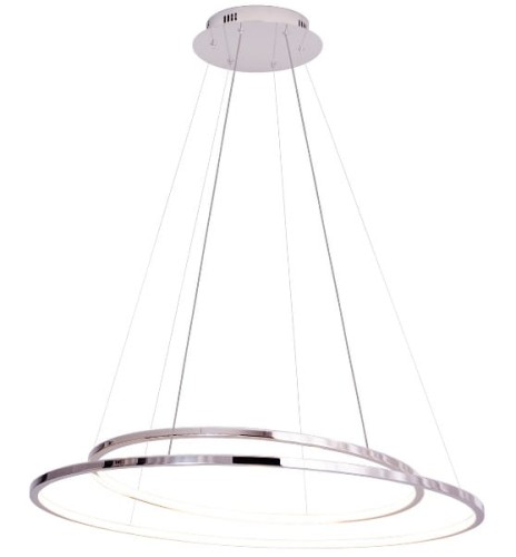 Maxlight Lampa wisząca Queen P0375D chromowa oprawa z funkcją ściemniania światła P0375D