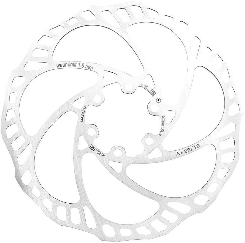 Magura 6-dołkowe tarcza hamulcowa, srebrny 4055184016428