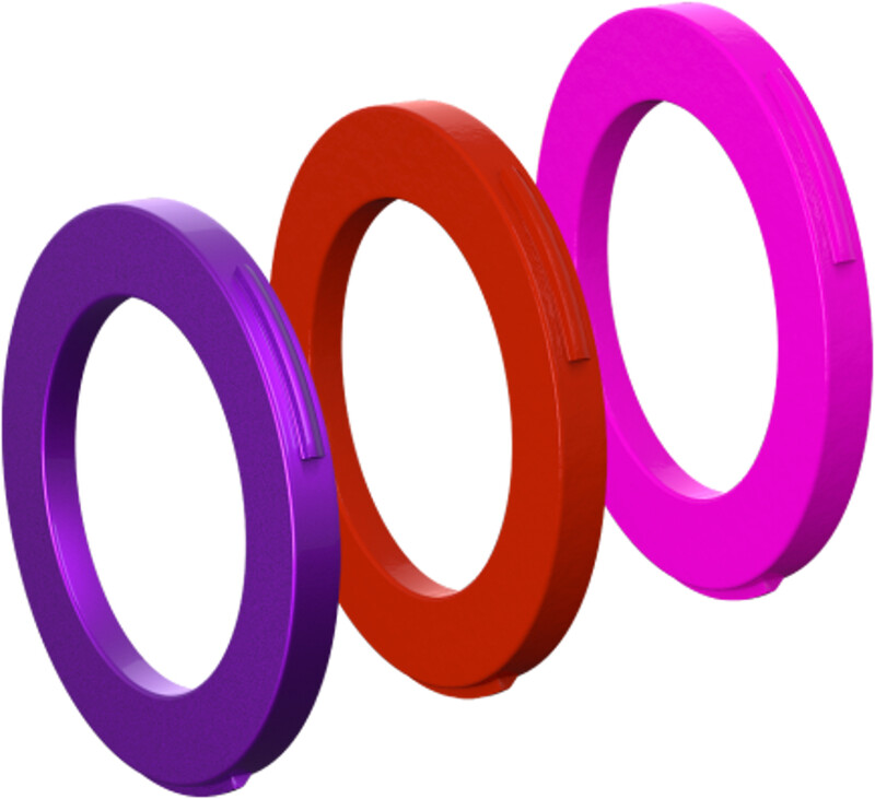 Magura Zestaw osłonek 4 tłoczki Klucz do hamulców od rocznika modelowego 2015, purple/red/neon pink 2021 Akcesoria do hamulców tarczowych 2701719