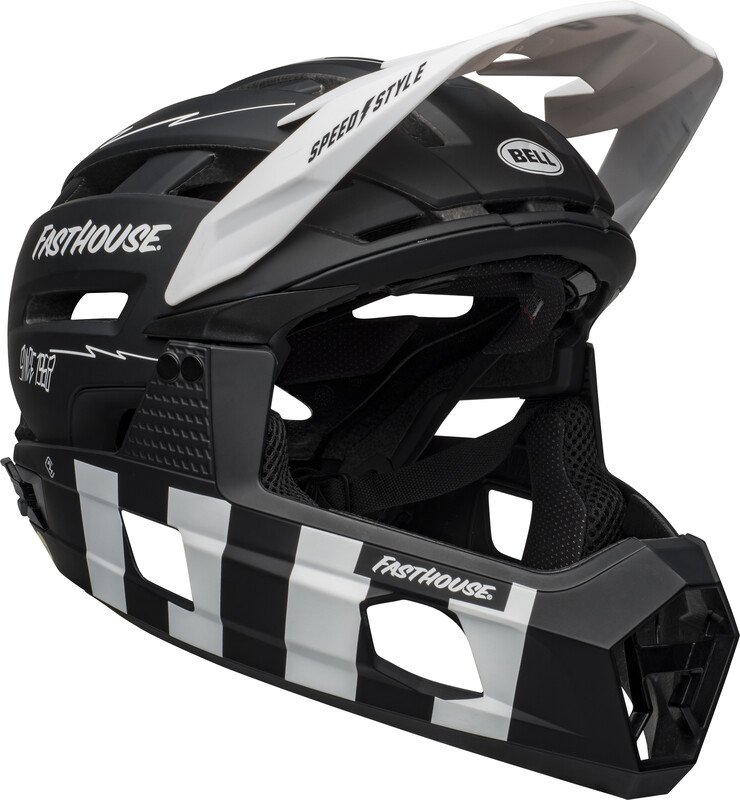 Bell Super Air R MIPS Kask, matte black/white fasthouse M | 55-59cm 2021 Kaski MTB 210218-023