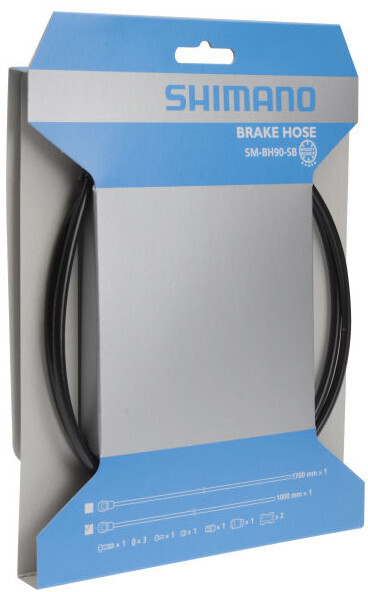 Shimano Przewód hamulcowy Zee SM-BH90 czarny / Montaż: tył