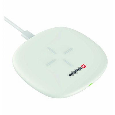 Swissten ŁADOWARKA BEZPRZEWODOWA 10 W Biały 22055501)