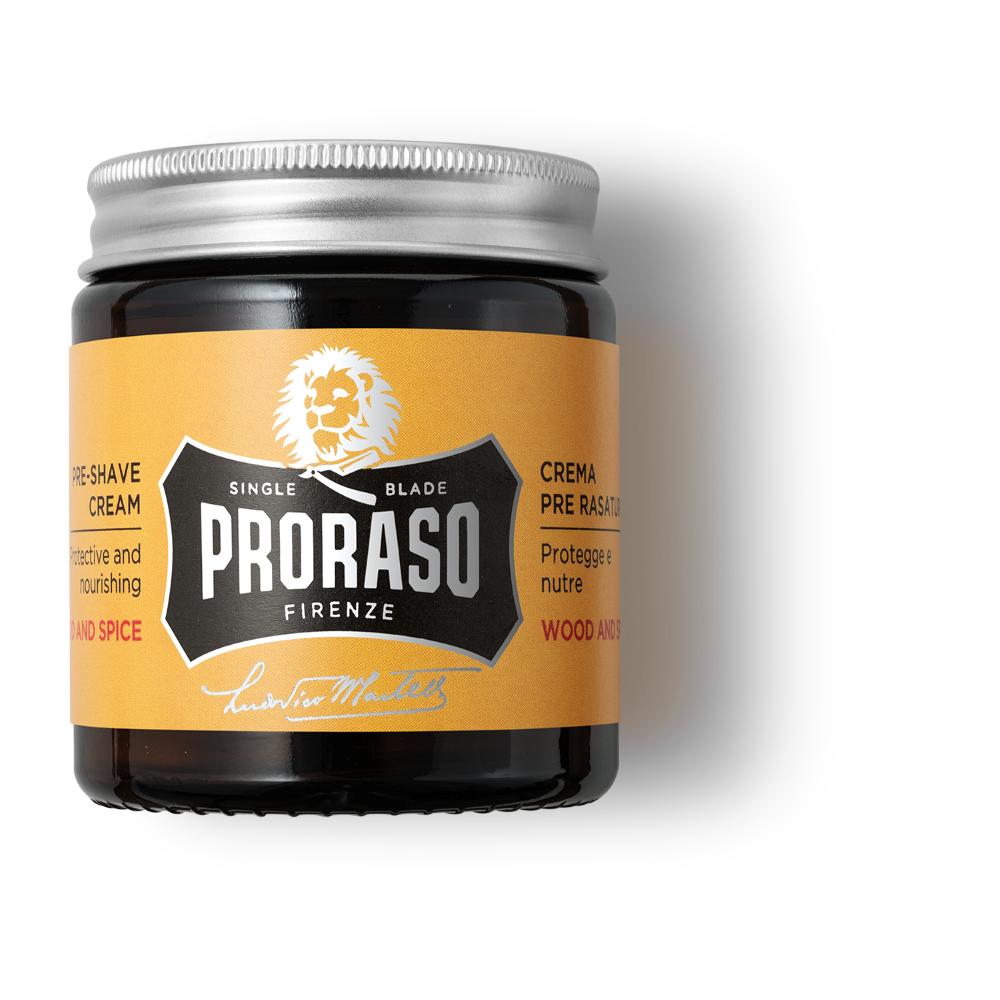 PRORASO Wood & Spice Pre-Shave krem 100ml