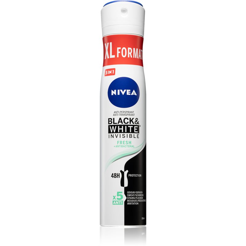 Nivea Spray antyperspirantowyBlack &White Invisible Fresh Anti perspirant) 200 ml