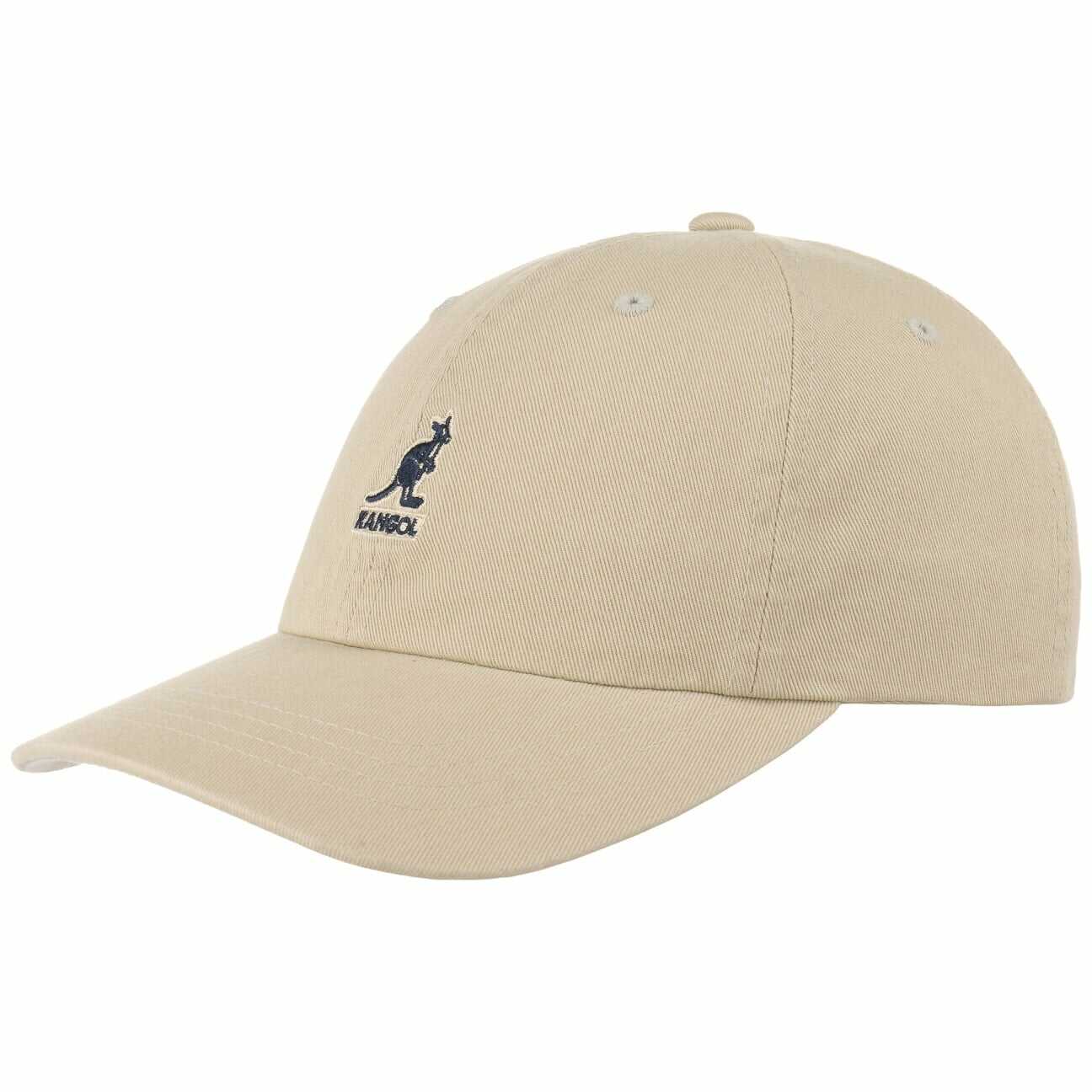 Czapka Bejsbolówka Washed Dad Hat by Kangol, khaki, One Size