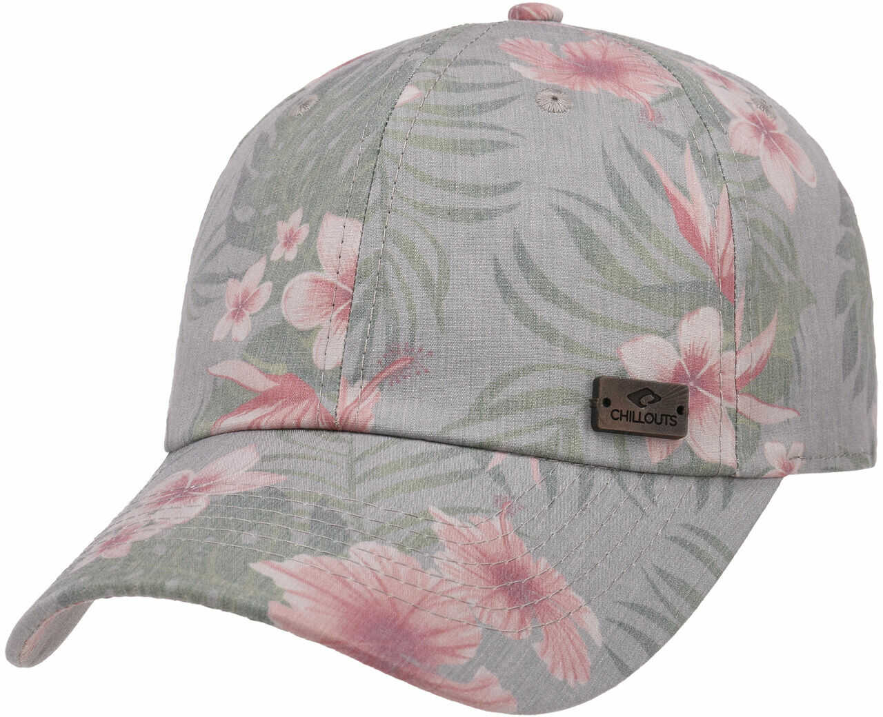 Czapka Beach Flowers by Chillouts, szary, One Size