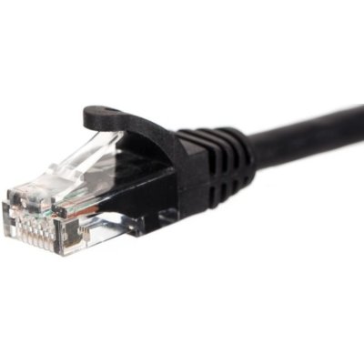 Netrack patchcord RJ45 (osłonka zalewana, kat. 5e UTP, 10m, czarny) BZPAT10UK