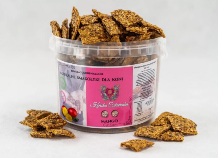Końska Cukierenka - Jms Horse Treats Naturalne ciasteczka 2L - Końska Cukierenka - mango