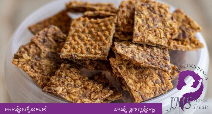 Końska Cukierenka - Jms Horse Treats Naturalne ciasteczka 2L - Końska Cukierenka - gruszka