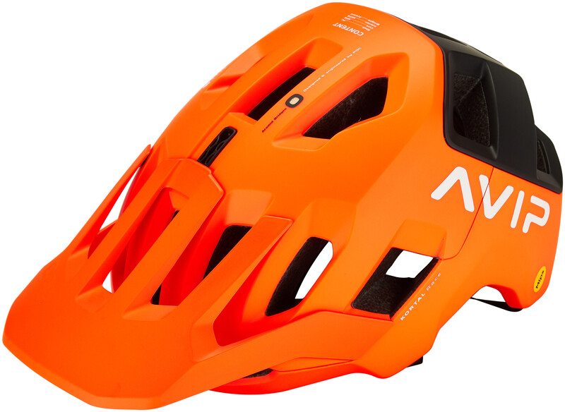 POC Kortal Race MIPS Helmet, fluorescent orange avip/uranium black matt XL/XXL | 59-62cm 2021 Kaski rowerowe PC105218375XLX1