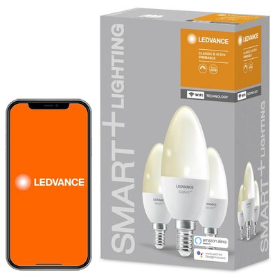 LEDVANCE Inteligentna żarówka LED LEDVANCE 485891 5W E14 Wi-Fi 3 szt.) | 485891
