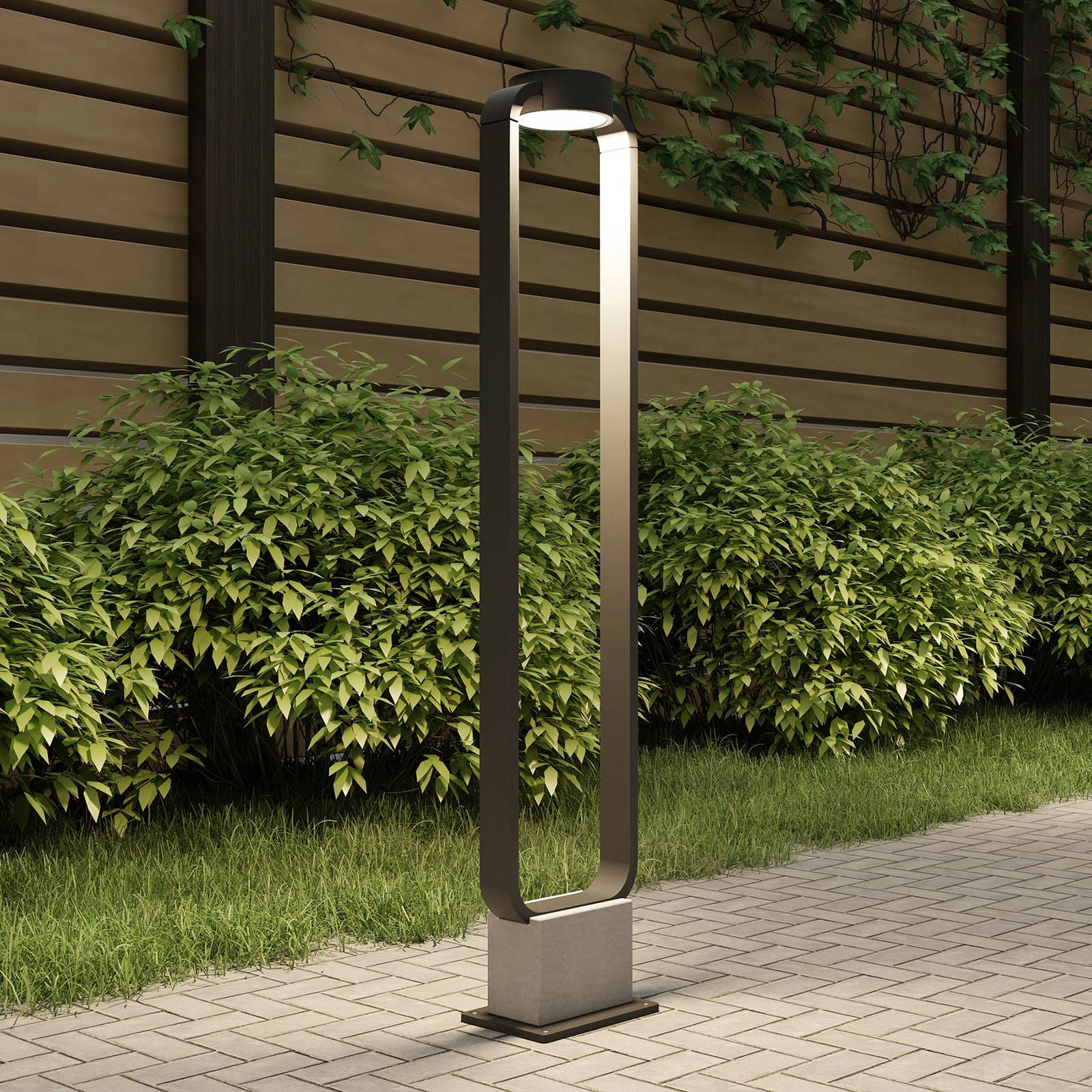 Lucande Belna słupek oświetleniowy LED, 100 cm