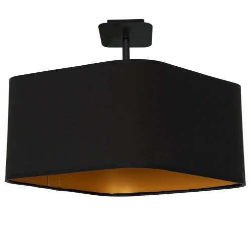 Milagro Lampa Podsufitowa Napoli Black/Gold 3x E27 ML6367