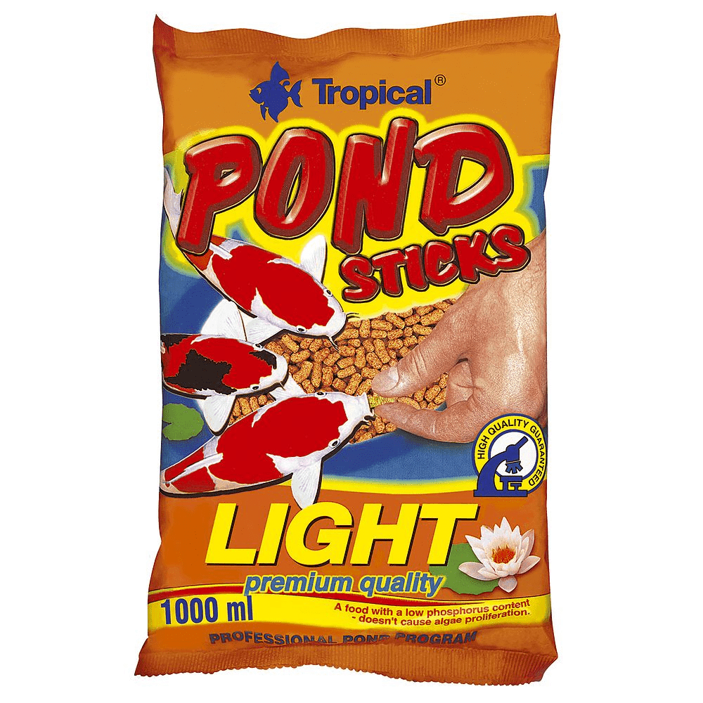 Tropical Pond Sticks Light pokarm w pałeczkach dla ryb stawowych 1l/90g