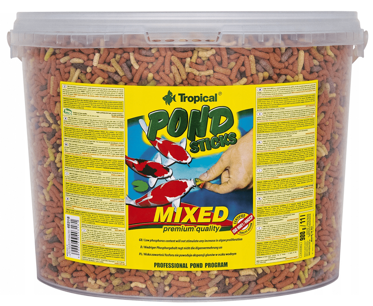 Tropical Pond Sticks Mixed pokarm o niskiej zawartości fosforu 11l/900g