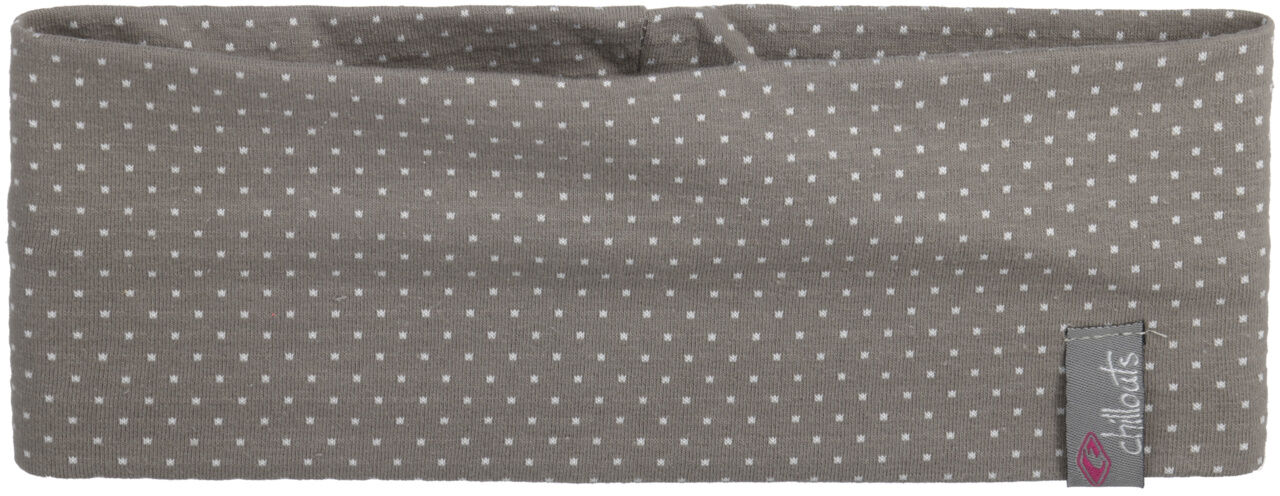 Opaska na Czoło Zurich by Chillouts, szary, One Size