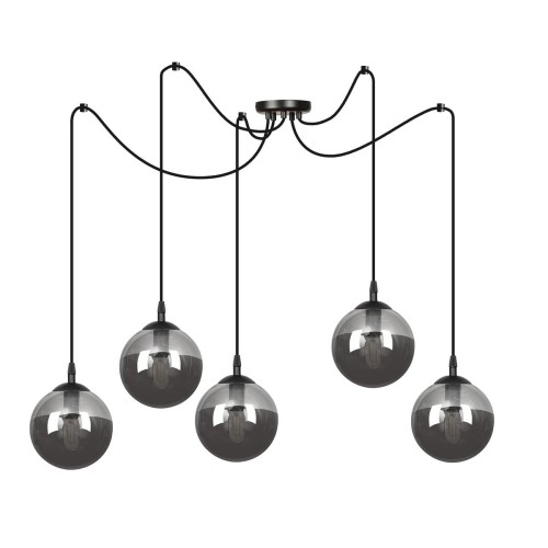 Emibig GIGI 5 BL GRAFIT 937/5 lampa wisząca 5x40W/E14 IP20 937/5