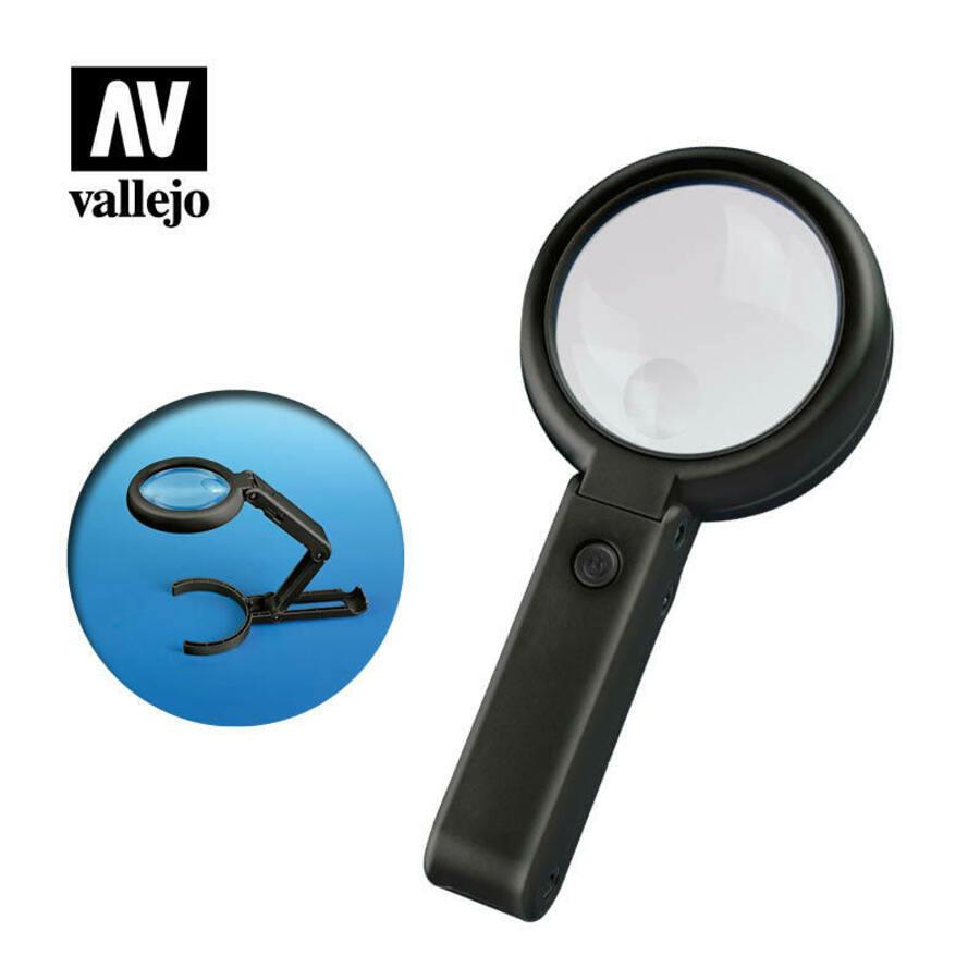 Vallejo Lupa z oświetleniem Led i podstawą Vallejo T14002