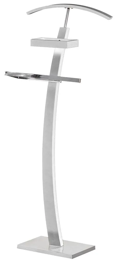 Biały drewniany wieszak stojący B6-A70