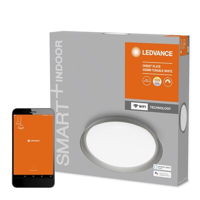 LEDVANCE SMART+ WiFi Orbis Plate CCT 43cm szara