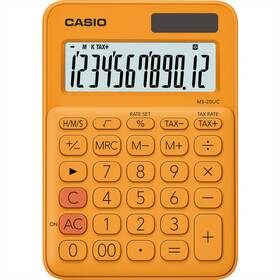 Kalkulator Casio MS 20 UC RG Pomarańczowa
