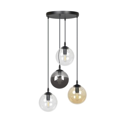 Emibig COSMO 4 BL PREMIUM MIX 714/4PREM lampa wisząca 4x40W/E14 IP20 714/4PREM