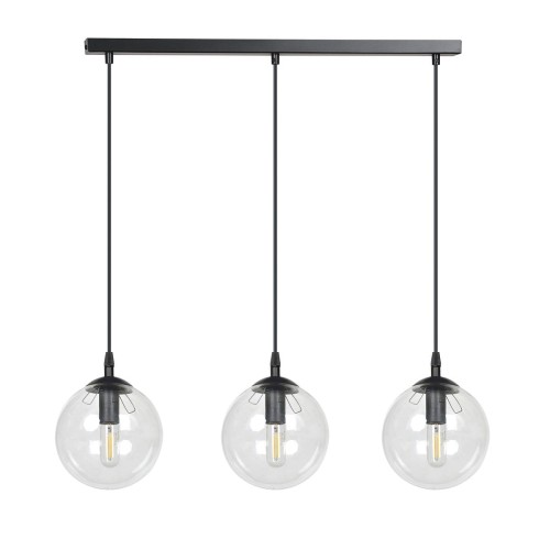 Emibig Cosmo lampa wisząca 3-punktowa transparentna 711/3 711/3