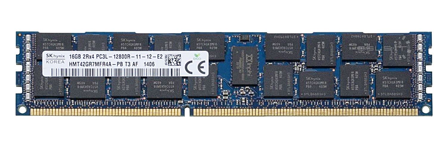 Pamięć RAM 1x 16GB Hynix ECC REGISTERED DDR3  1600MHz PC3-12800 RDIMM | HMT42GR7MFR4A-PB