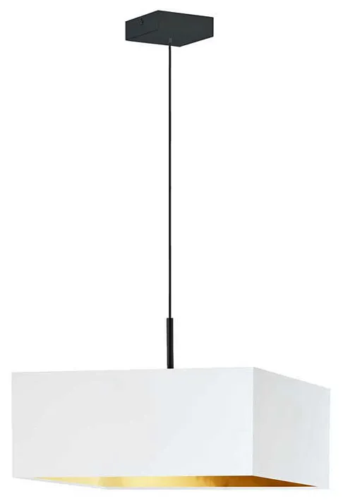 Kwadratowy żyrandol glamour na czarnym stelażu - Z5-P76