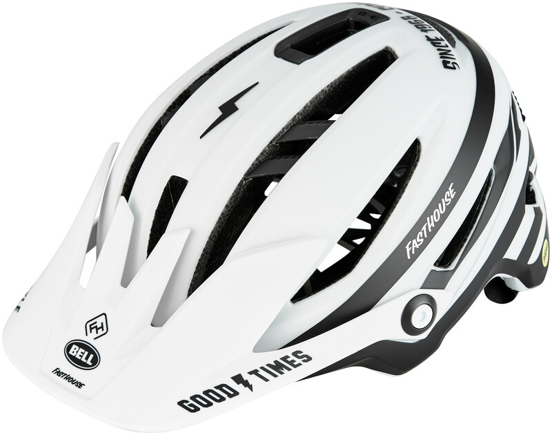 Bell Sixer MIPS Kask rowerowy, matte white/black fasthouse M 55-59cm 2020 Kaski MTB 210179-037