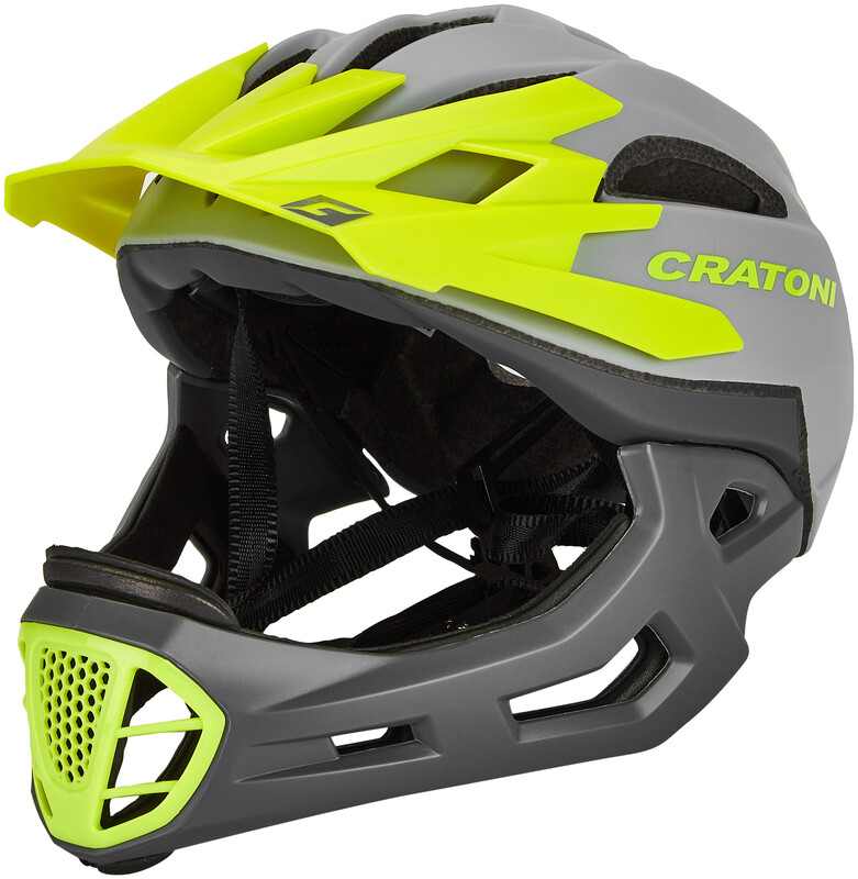 Cratoni C-Maniac Kask freeride'owy, grey/lime matte L/XL | 58-61cm 2020 Kaski rowerowe 2015059112