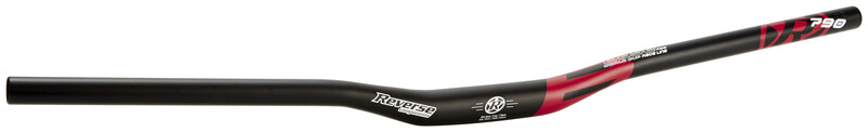 Reverse Reverse Base Kierownica rowerowa 790mm 31,8mm, black/red 18mm 2021 Kierownice MTB 01467