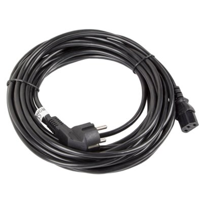 LANBERG LANBERG Kabel zasilający CEE 7/7 IEC 320 C13 VDE 10M czarny (CA-C13C-11CC-0100-BK)