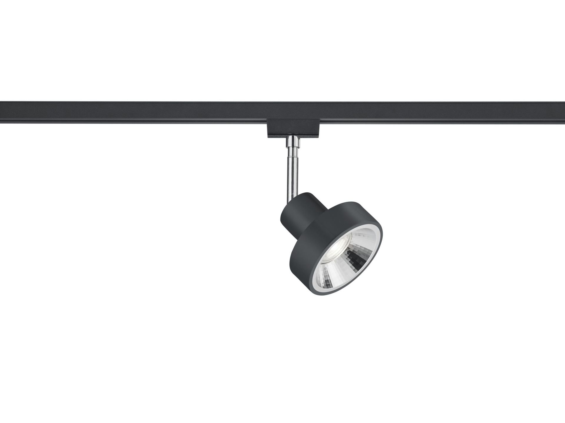 TRIO LEUCHTEN 2-fazowy spot DUOline 780701 GU10, czarny