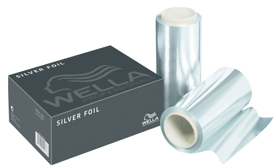 Wella, folia aluminiowa srebna, szerokość 12cm, 2x50m