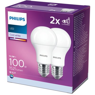 Philips Żarówka LED E27 100 W 4000 K 2 szt. 929001312422