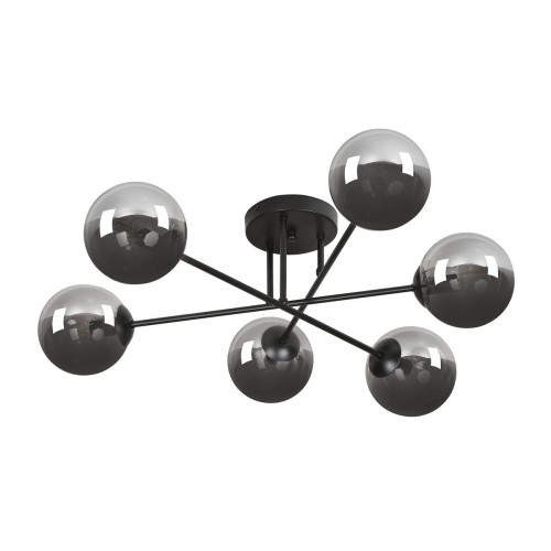 Emibig BRENDI 6B BL GRAFIT 832/6B lampa sufitowa 6x40W/E14 IP20 832/6B