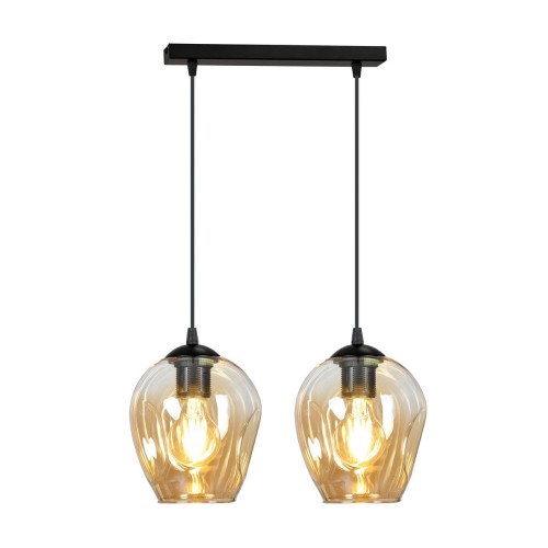 Emibig Istar lampa wisząca 2-punktowa miodowa 677/2 677/2