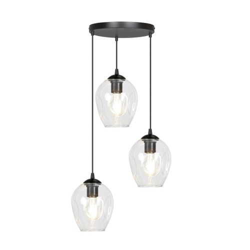 Emibig ISTAR 3 BL PREMIUM TRANSPARENT 679/3PREM lampa wisząca 3x40W/E27 IP20 679/3PREM