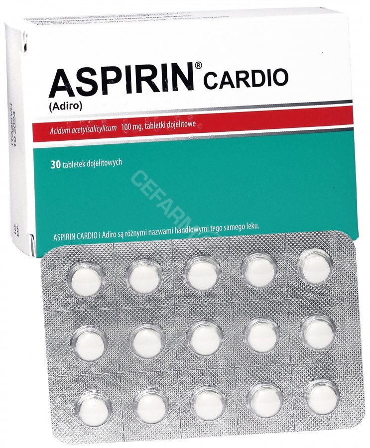 Bayer SP. Z O.O. Aspirin Cardio 100 mg 30 Tabletek