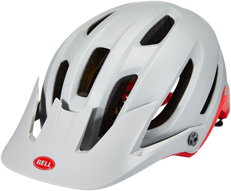 BELL 4Forty MIPS MTB kask rowerowy szary/czerwony 2019 (BEHFOMG5L)