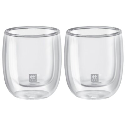 Zwilling ZWILLING Sorrento Espresso szkło 80 ML, o podwójnych ściankach, zestaw -elementowy (39500-075)