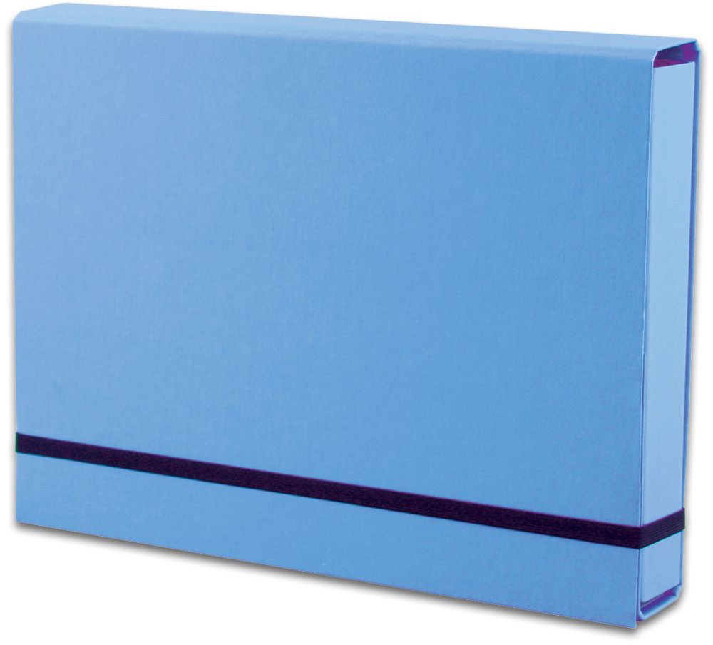 Tadeo Trading Teczka A4 Lux Eco na gumkę niebieska