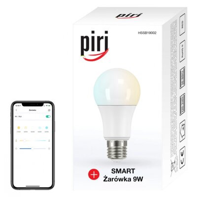 PIRI Żarówka LED PIRI HSSB19002 9W E27 HSSB19002