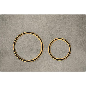 Geberit 115.652.JV.1 Przycisk uruchamiaj$503cy Sigma21 przedni imitacja betonu pier$504cienie mosi$505dz