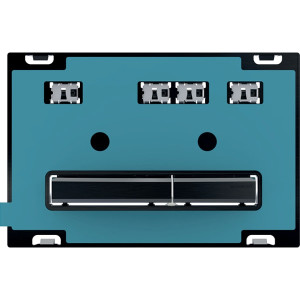 Geberit 115.671.00.2 Przycisk uruchamiaj$506cy Sigma50 przedni uniwersalny przyciski czarny chrom