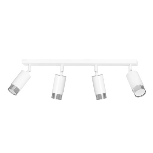 Emibig Hiro lampa sufitowa (spot) 4-punktowa biała/chrom 962/4