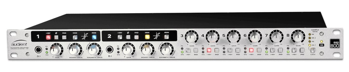 Audient ASP800 - przedwzmacniacz ♦ 30 DNI NA ZWROT ♦ GWARANCJA DOOR-TO-DOOR ♦ SZYBKA WYSYŁKA