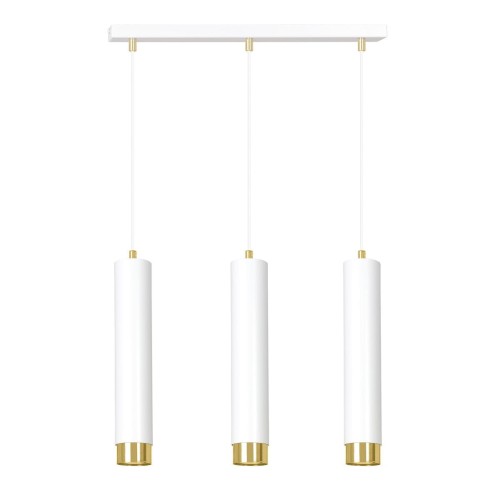 Emibig KIBO 3 WH/GOLD 642/3 lampa wisząca 3x30W/GU10 IP20 642/3