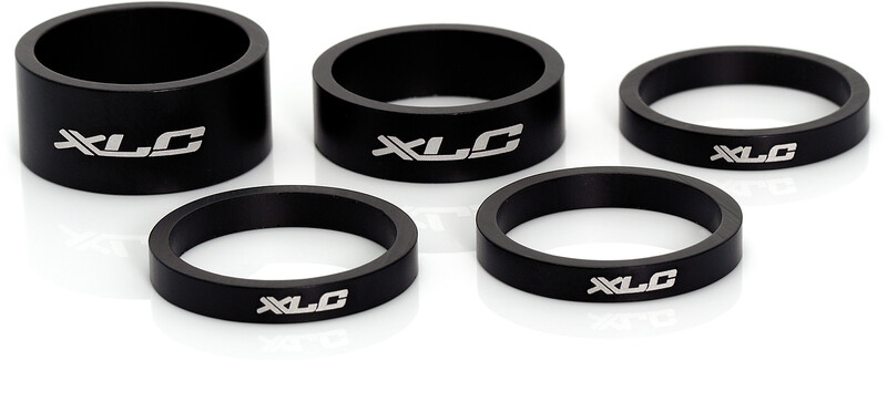 XLC Rozszerzenie Kierownicy Xlc A-Head Spacer Set As-A02 3 X 5/1 X 10/1 X 15 Mm 1-Calowy, Czarny, 2500531000 (2500531000_schwarz)